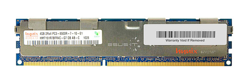 Memory RAM 1x 4GB Hynix ECC REGISTERED DDR3  1066MHz PC3-8500 RDIMM | HMT151R7BFR4C-G7