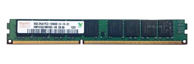 Memory RAM 1x 8GB Hynix ECC UNBUFFERED DDR3  1333MHz PC3-10600 UDIMM | HMT41GU7MFR8C-H9